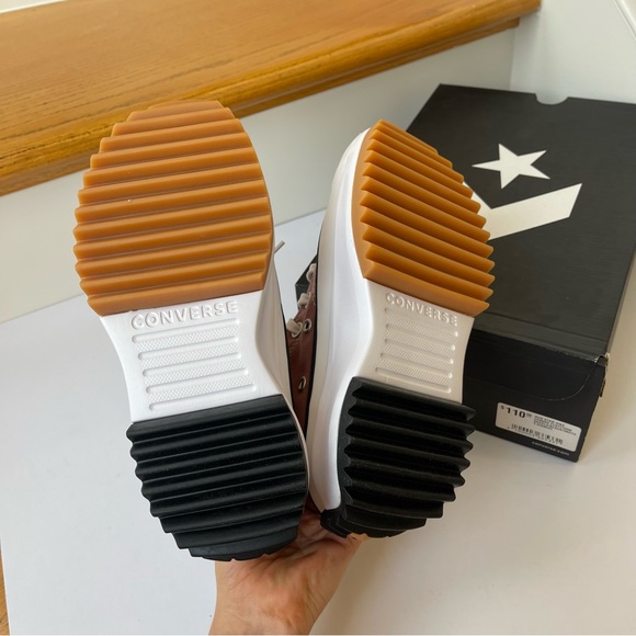 NWT Converse Run Star Hike Platform saddle high top Chuck Taylor sneaker - Picture 8 of 11